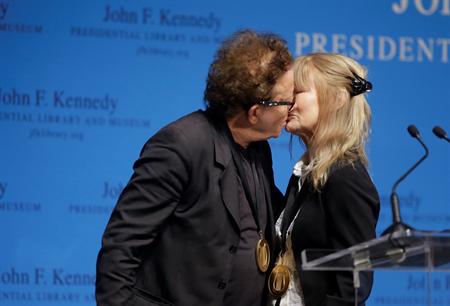 Tom Waits and Kathleen Brennan at the Kennedy Center Photo by Steven Senne/AP